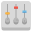 Mixer de configurações vertical icon