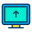 Monitor Upload icon