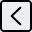 Back key navigation button on computer button icon