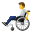 Person-im-manuellen-Rollstuhl icon