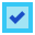 Ausgefüllte Checkbox icon