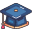 Graduate cap icon