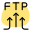 FTP application for data uploading from multiple sources icon