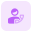 Calling a contact for services and other works icon