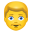 Man Blond Hair icon