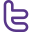 Twitter old logo a micro blogging web portal icon