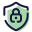 Зеленый щит безопасности icon