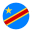 Democratic Republic Congo Flag Circle icon