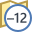Fuso orario -12 icon
