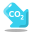 reducción de co2 icon