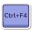 Ctrl 加 F4 键 icon