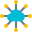 Cloud server multiple connection from all directions and nodes icon