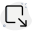 Maximize box button for an software application icon