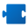 Blocco blu icon