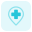 Hospital location with blood bank in same facility icon