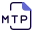 An MTP file is a pattern created by MadTracker an audio tracking program icon