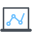 Аналитика на ноутбуке icon