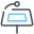 pódio com display icon