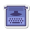 Machine à écrire avec sans papier icon