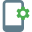 Mobile application internal setting for optimal results icon