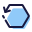六边形重新加载 icon