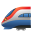 Hochgeschwindigkeitszug-Emoji icon