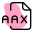 AAX file extension is file format associated to the audible enhanced audiobook icon