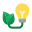 Lâmpada de poupança de energia icon