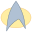 Símbolo de Star Trek Nova Geração icon