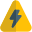 High Voltage line for shopping mall power access icon