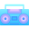 glassmorfismo sperimentale-boombox icon