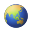 globe-montrant-asie-australie-emoji icon