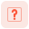 Question mark for the help and queries icon