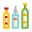 Oil bottles icon
