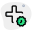 外部冠状病毒攻击医疗支持医疗支持隔离在白色背景电晕绿色塔尔维沃 icon
