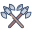 Double Edged Axe Crossed icon