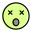 Confused facial expression with eyes crossed and open mouth emoji icon