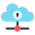 secure cloud icon