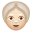 늙은 여자-밝은 피부색 icon