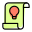 Light bulb and sheet representing ideas of new business icon