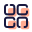 Vierquadrate icon
