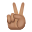Victory-Hand-mittlerer Hautton icon