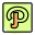 Path P logo social network for multiple devices icon