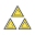 Tres triángulos icon