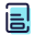 ドキュメントのフッタ icon
