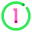 1 en círculo icon