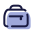 Vista posterior del bolso icon