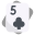 42 Five of Clubs icon