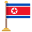 Korea-North Flag icon