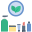 Chemical free icon